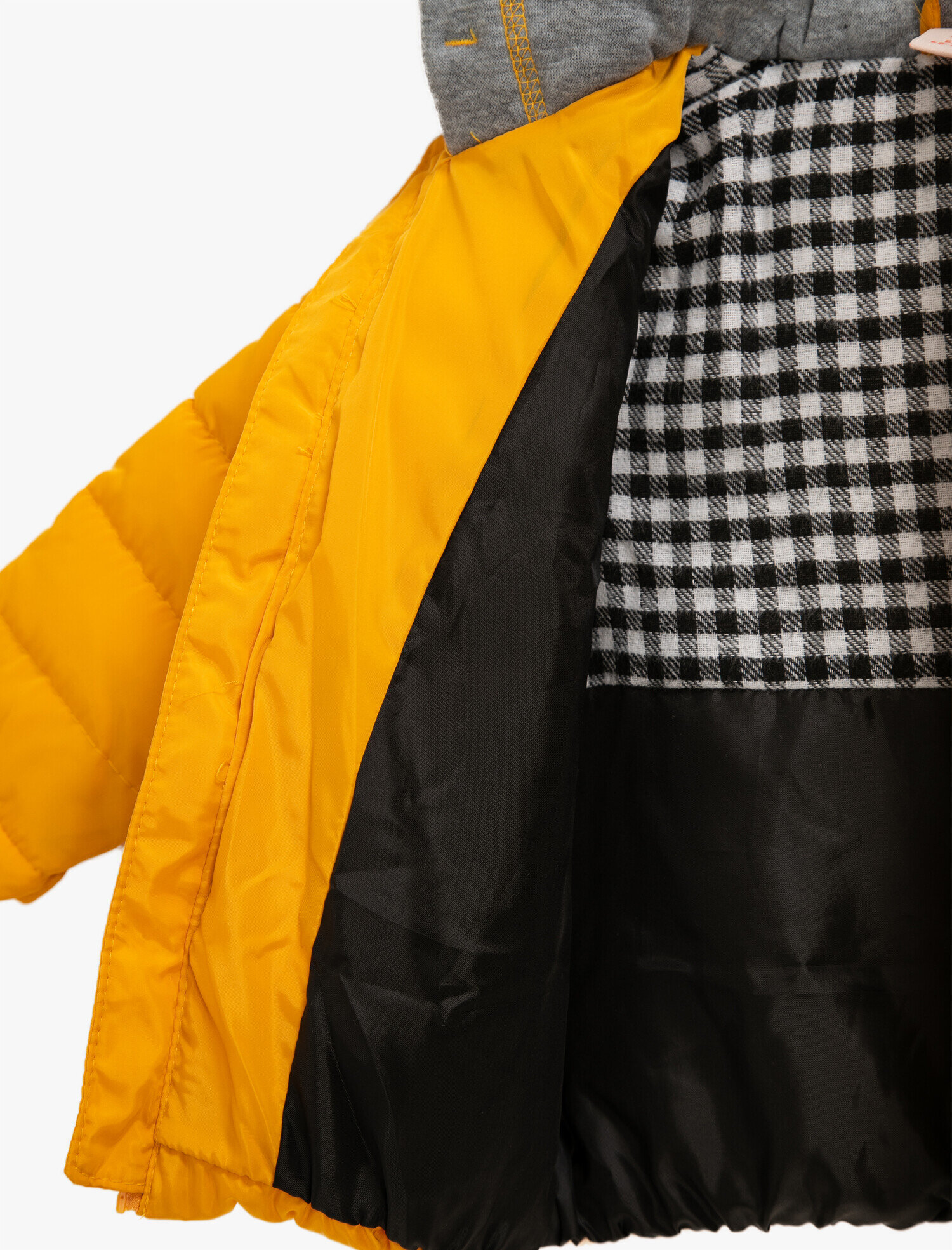  Erkek Bebek Kapüşonlu Fermuarlı Şişme Mont