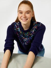 Pullu Kazak Bisiklet Yaka