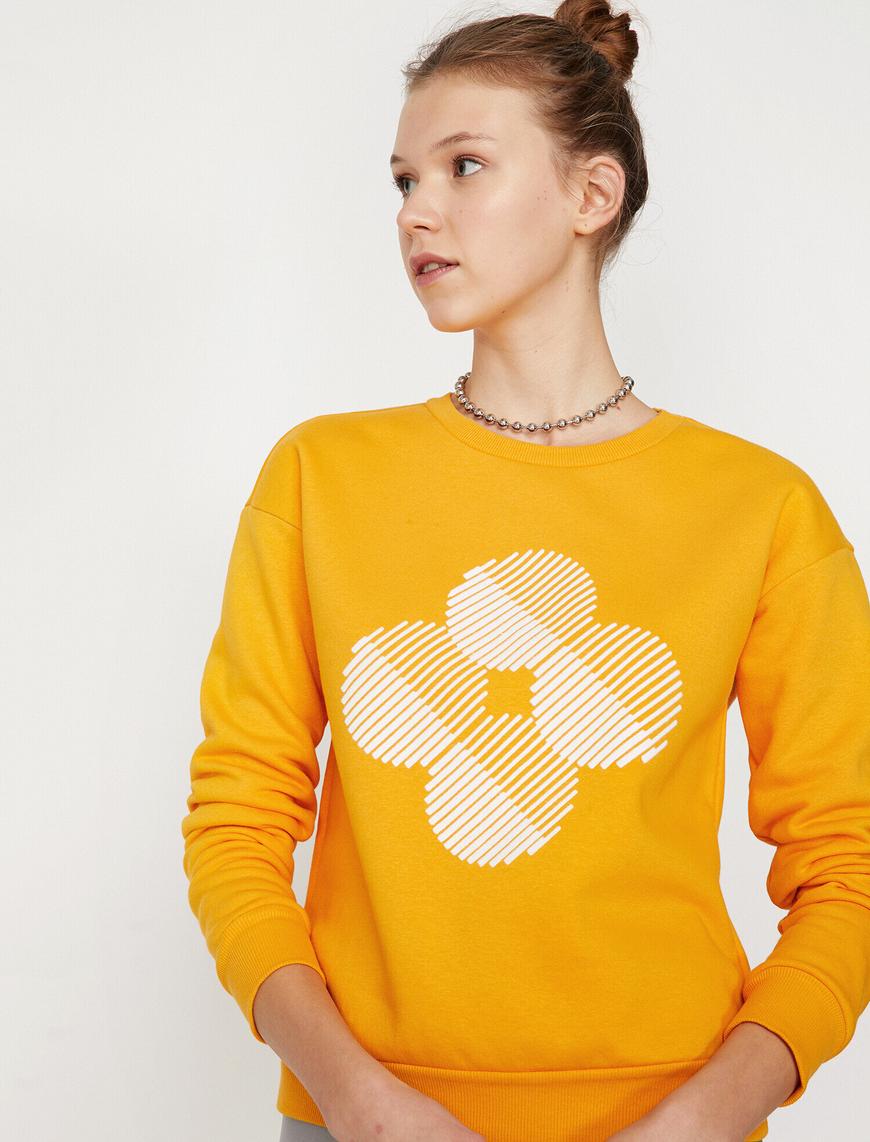  Baskılı Sweatshirt