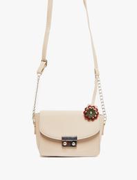 Deri Görünümlü Omuz Çantası