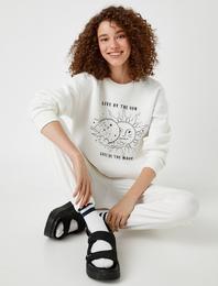 Baskılı Sweatshirt