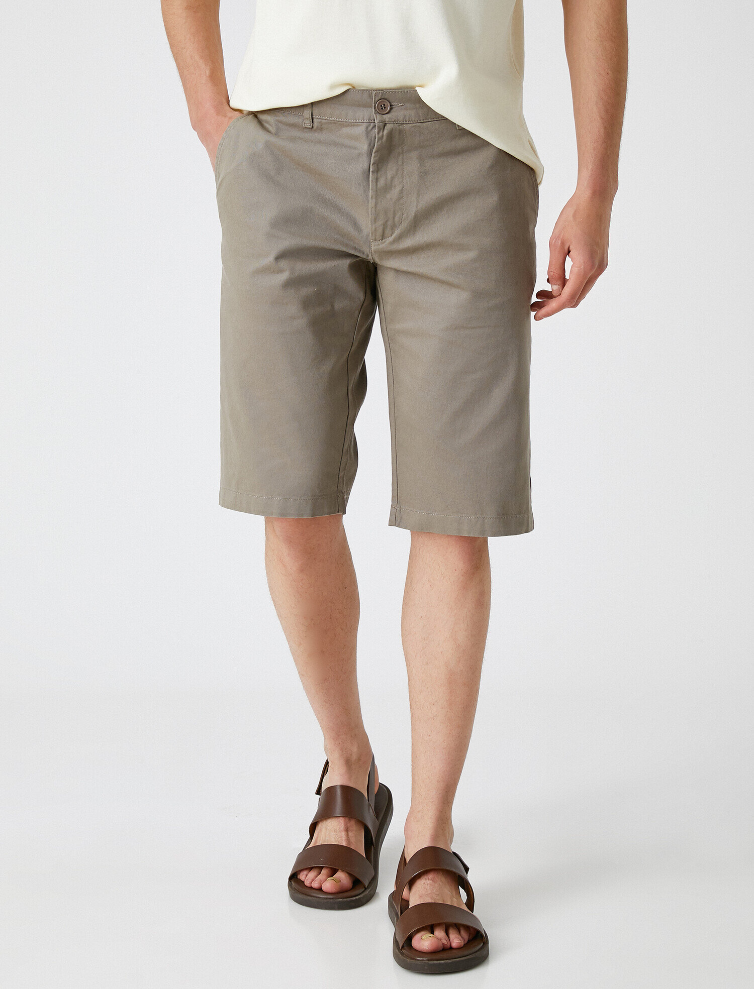   Chino Bermuda Şort Pamuklu