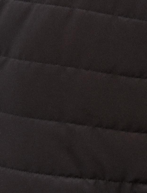   Şişme Mont Omuz Detaylı Fermuarlı