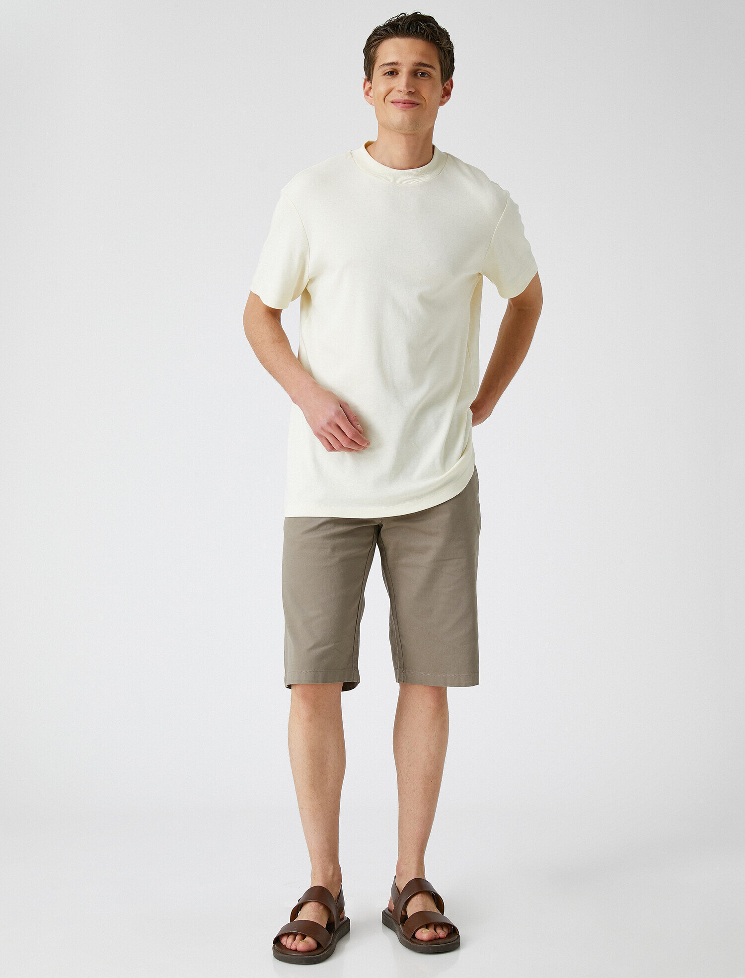   Chino Bermuda Şort Pamuklu