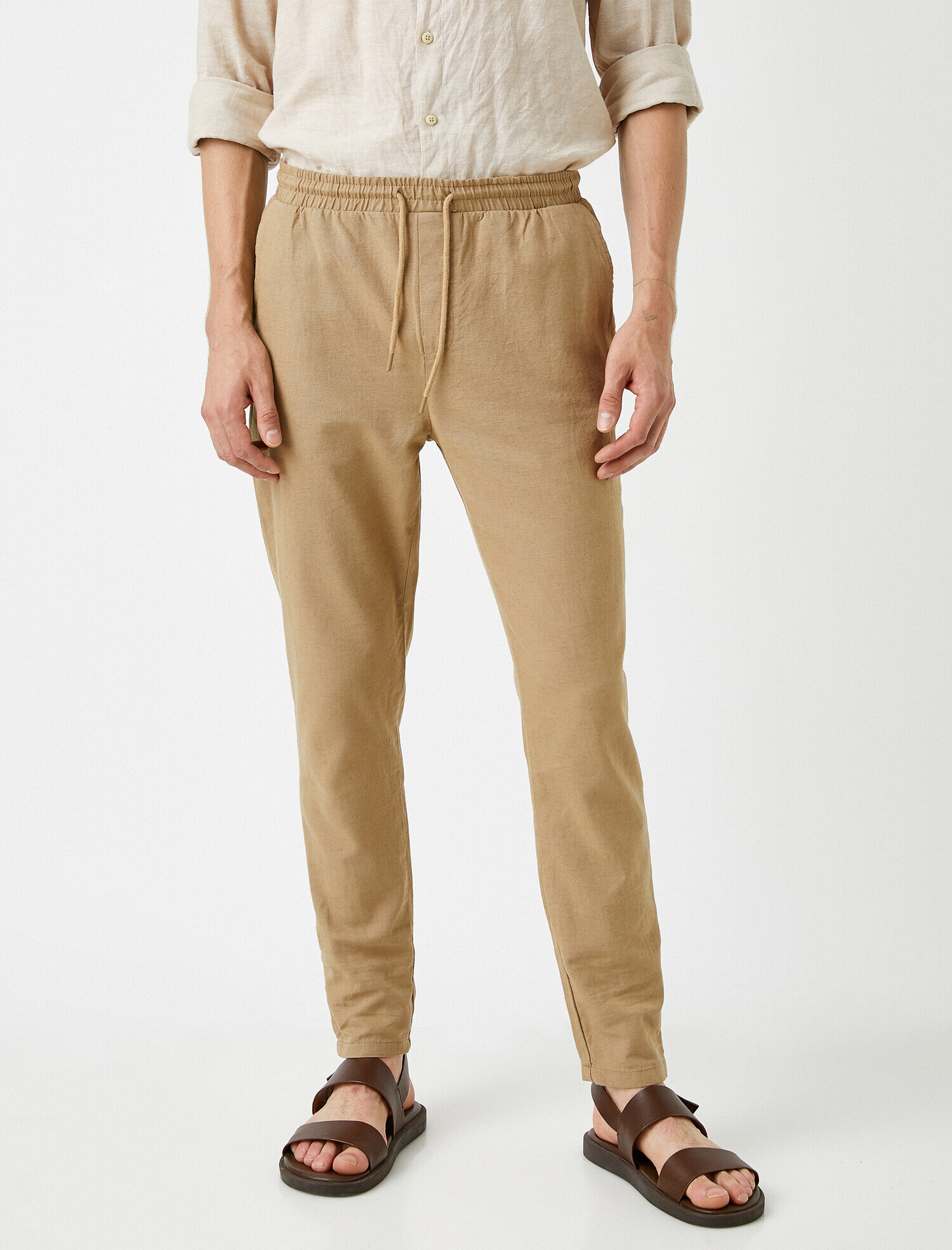   Keten Karışımlı Pantolon