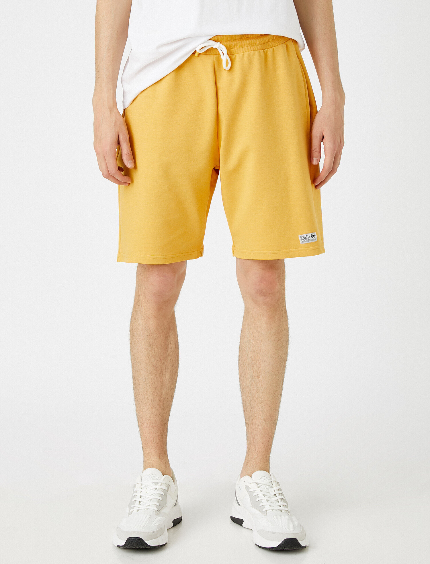   Basic Şort Cepli Pamuklu Belden Bağlamalı