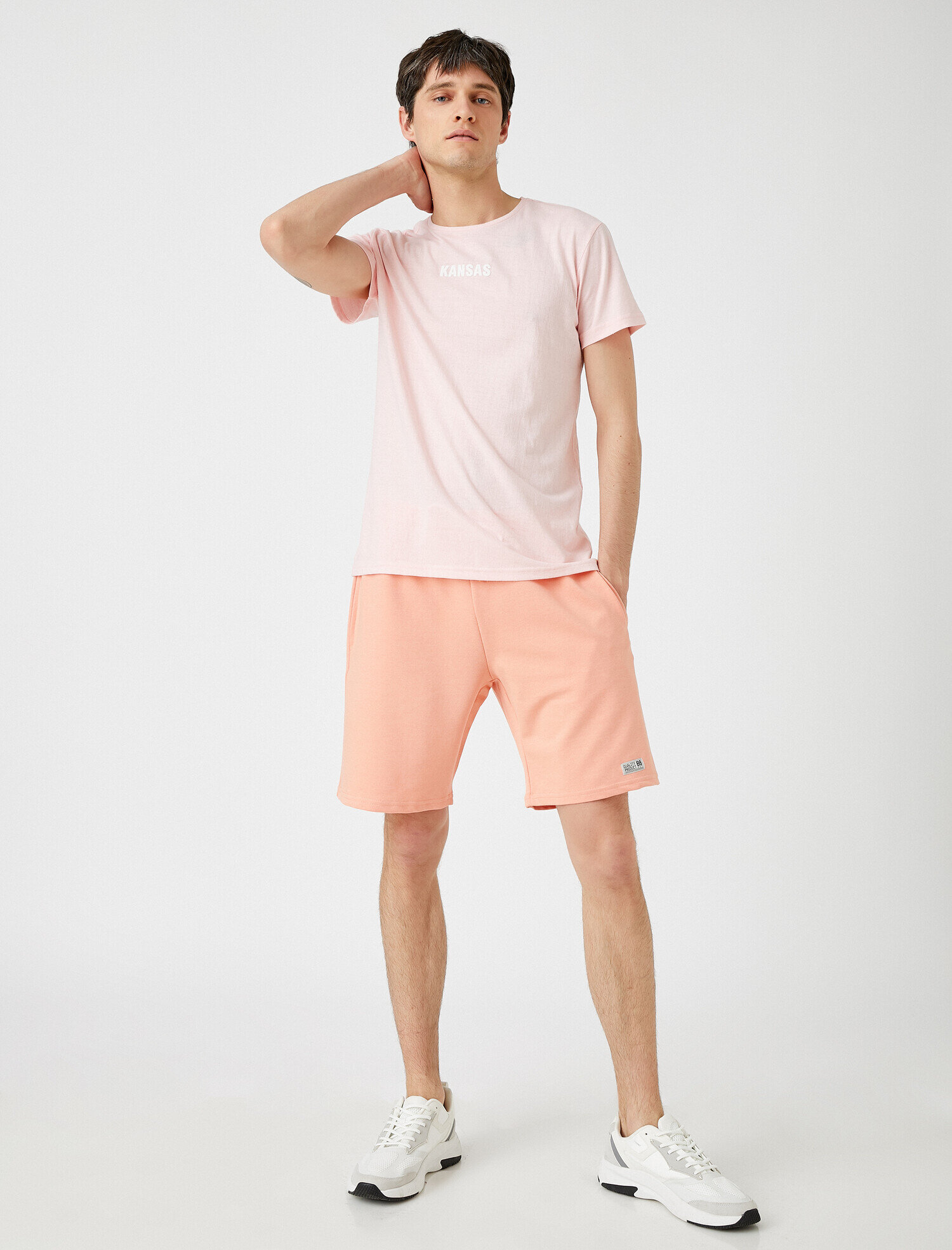   Basic Şort Cepli Pamuklu Belden Bağlamalı