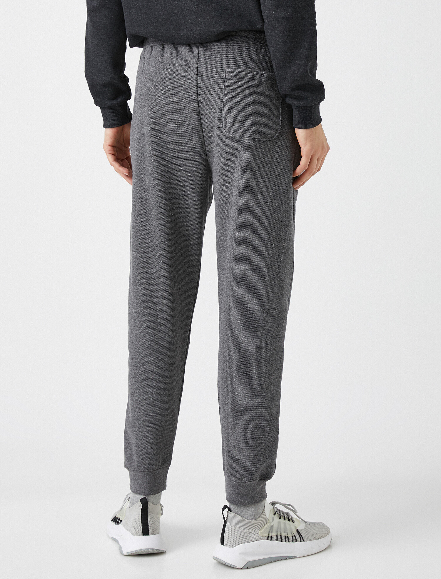   Beli Bağlamalı Basic Pamuklu Jogger Eşofman Altı