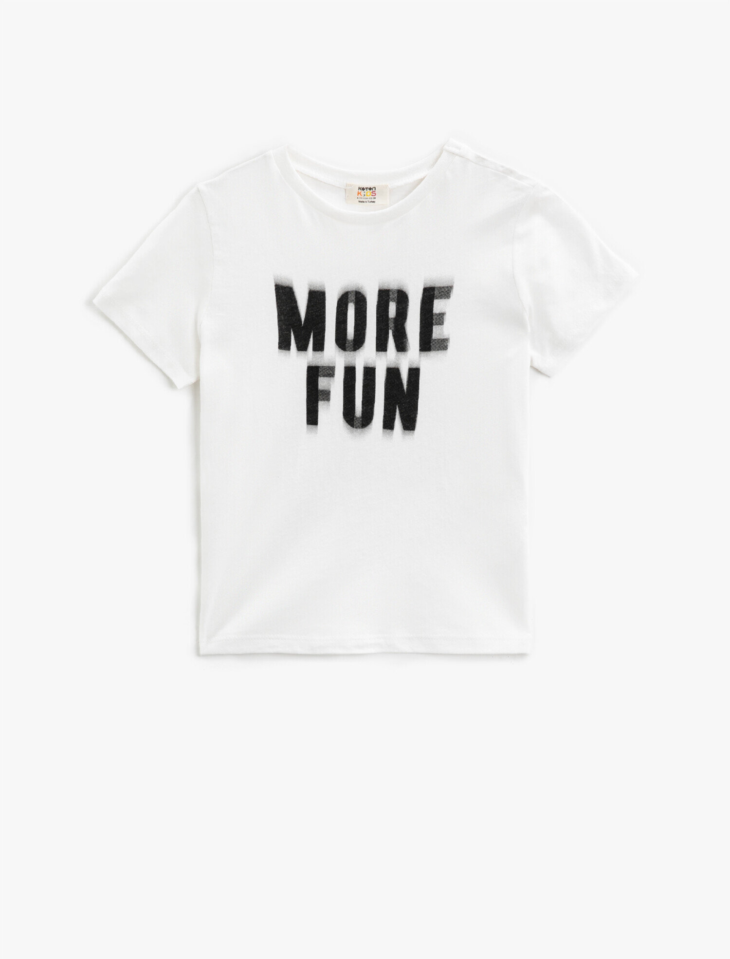  Erkek Çocuk Yazılı Tişört Kısa Kollu Pamuklu Bisiklet Yaka