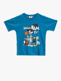 Space Jam Lisanslı Tişört Pamuklu