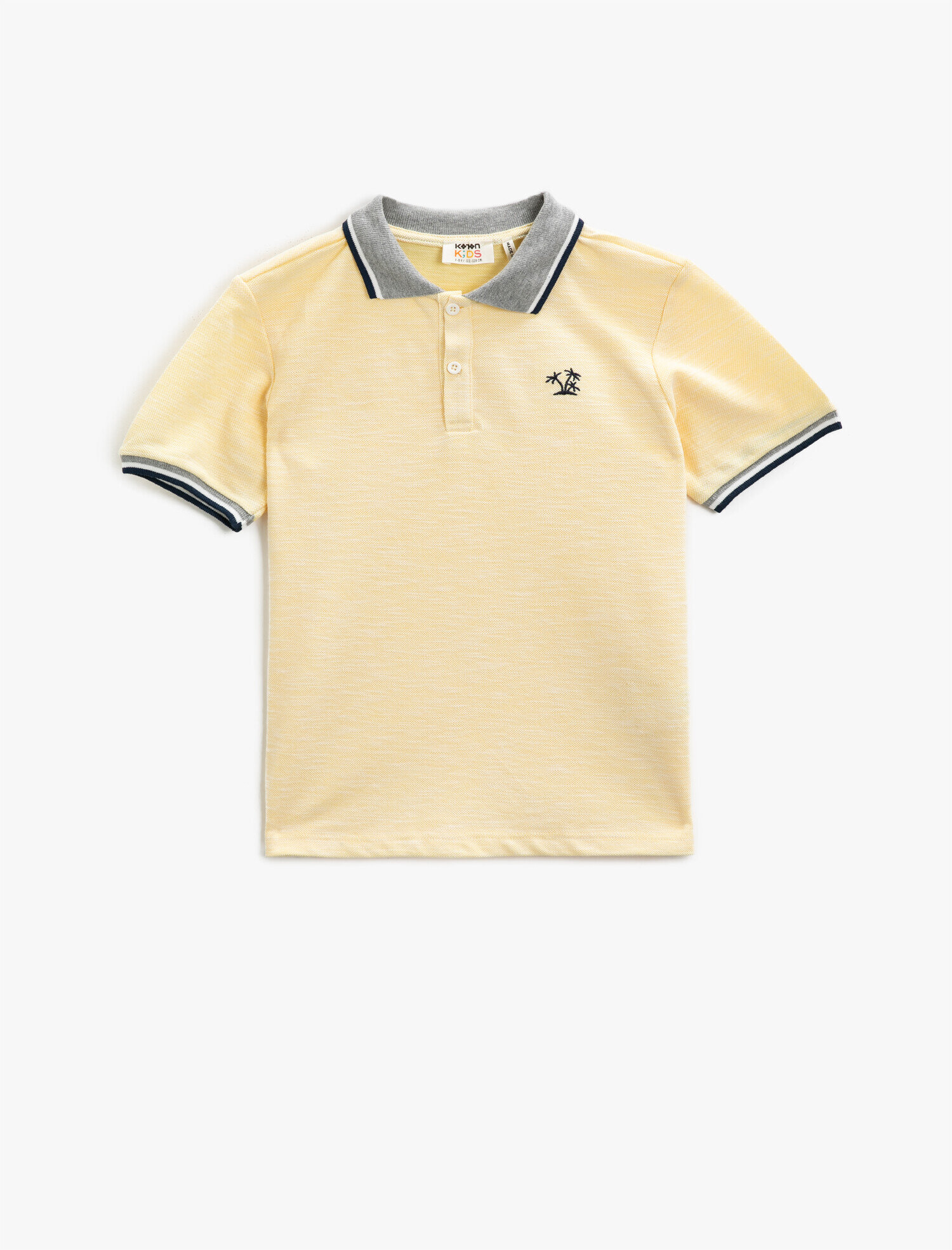  Erkek Çocuk Polo Yaka Tişört Pamuklu