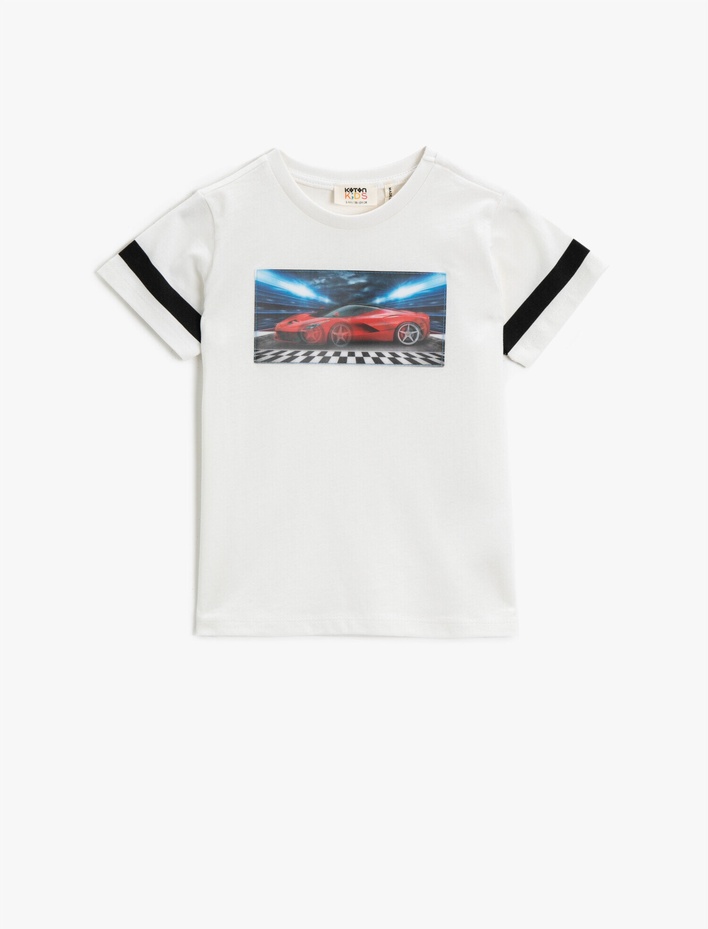 Erkek Çocuk Baskılı Tişört Pamuklu