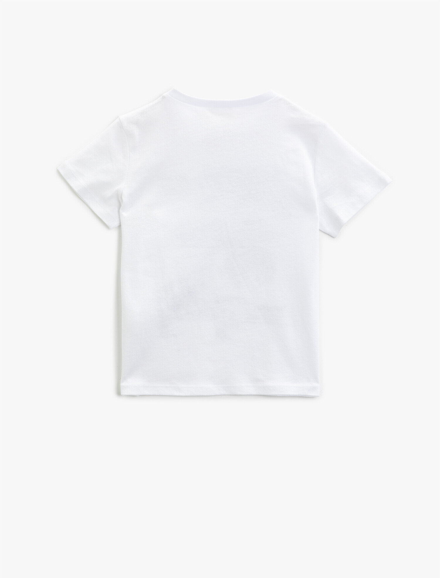  Erkek Çocuk Baskılı Tişört Pamuklu Bisiklet Yaka