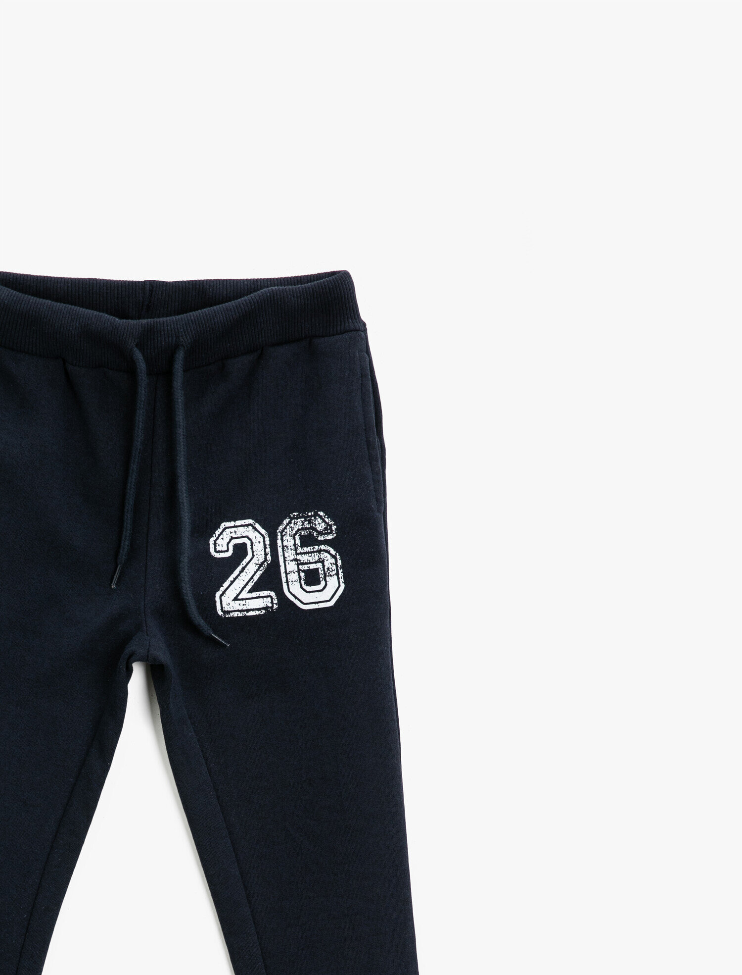  Erkek Çocuk Beli Bağlamalı Baskılı Jogger Eşofman Altı