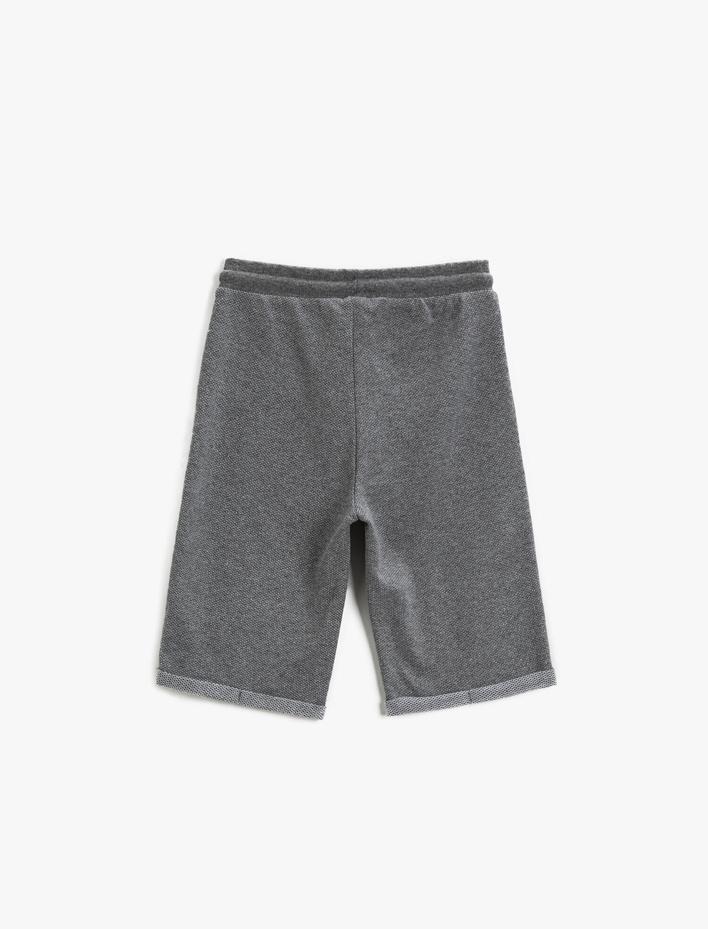 Erkek Çocuk Belden Bağlamalı Şort