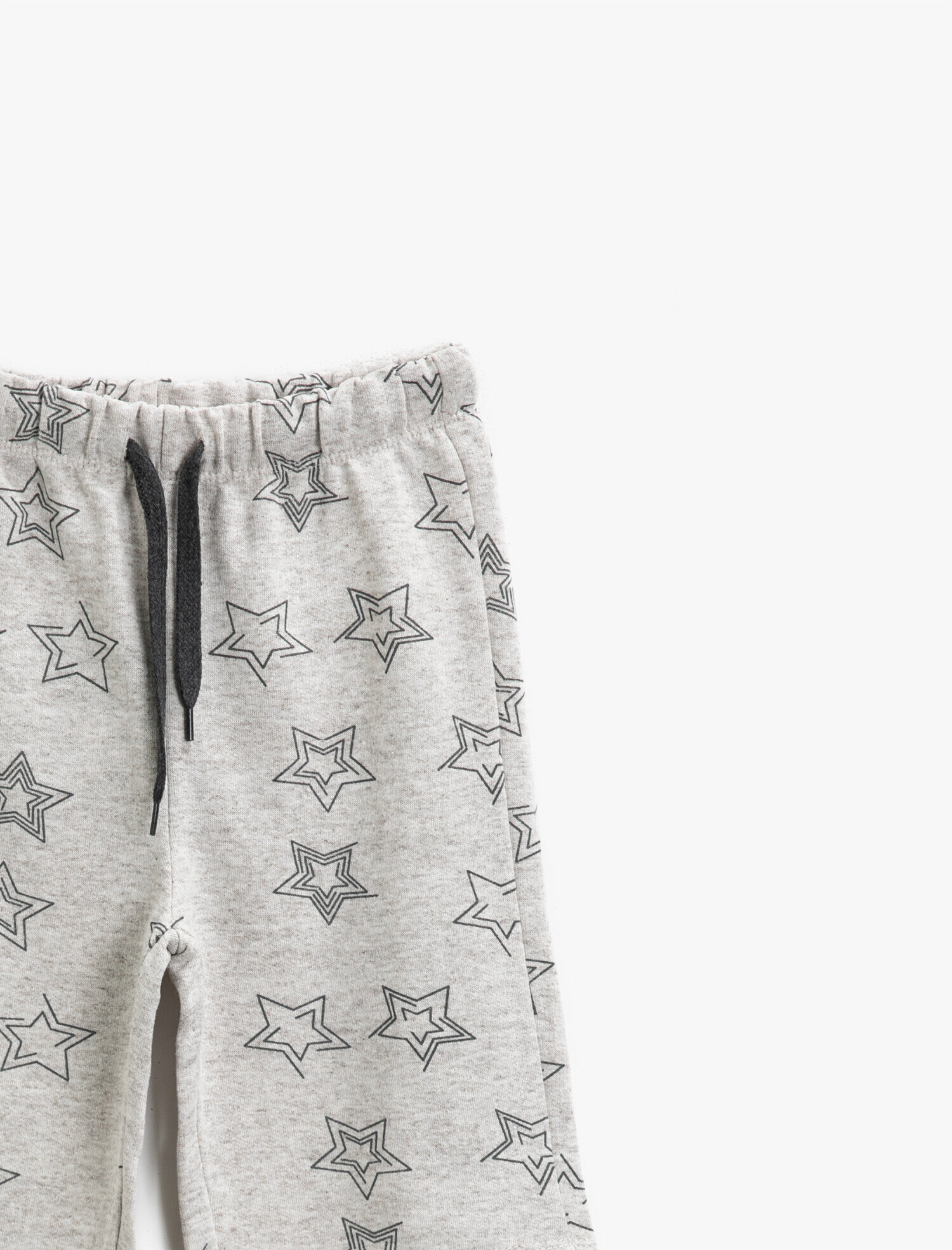  Erkek Çocuk Baskılı Şort Beli Bağlamalı Pamuklu