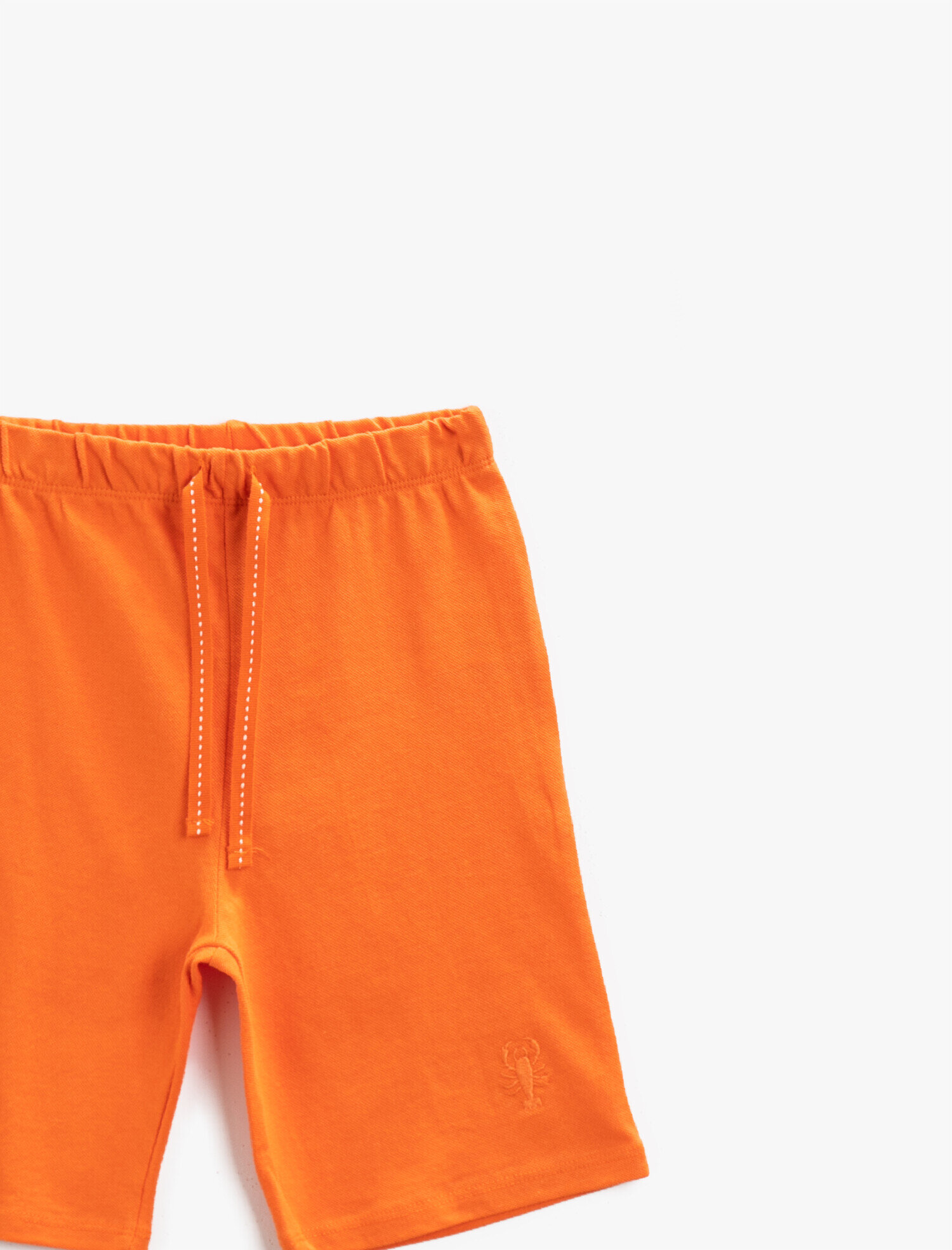  Erkek Çocuk Belden Bağlamalı Şort Pamuklu