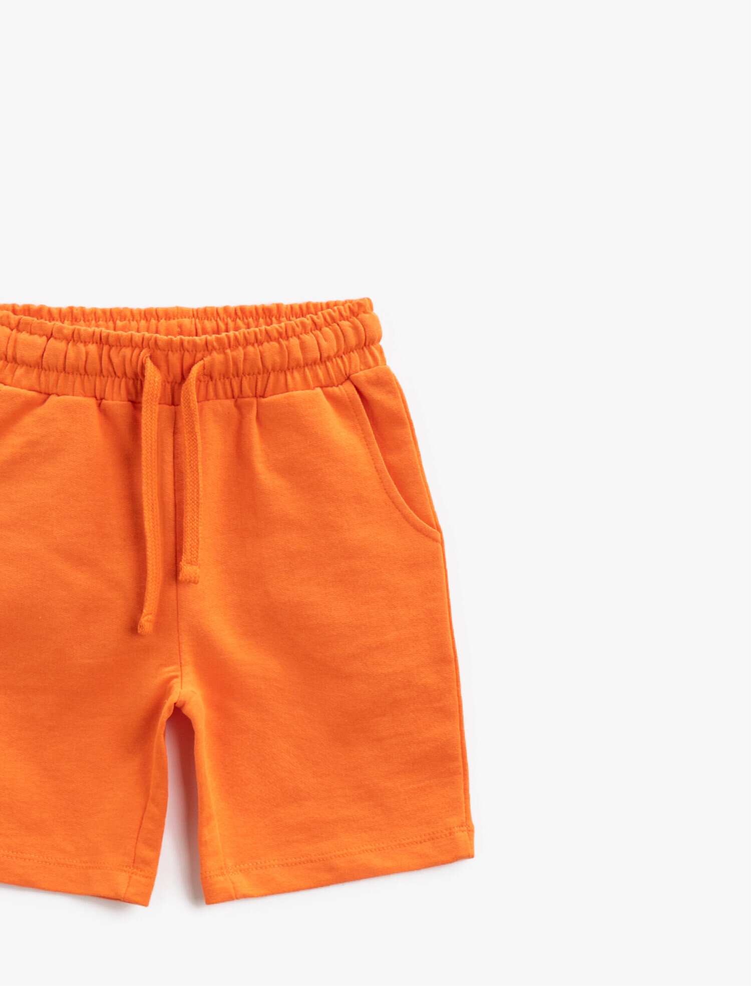 Erkek Çocuk Belden Bağlamalı Şort Pamuklu