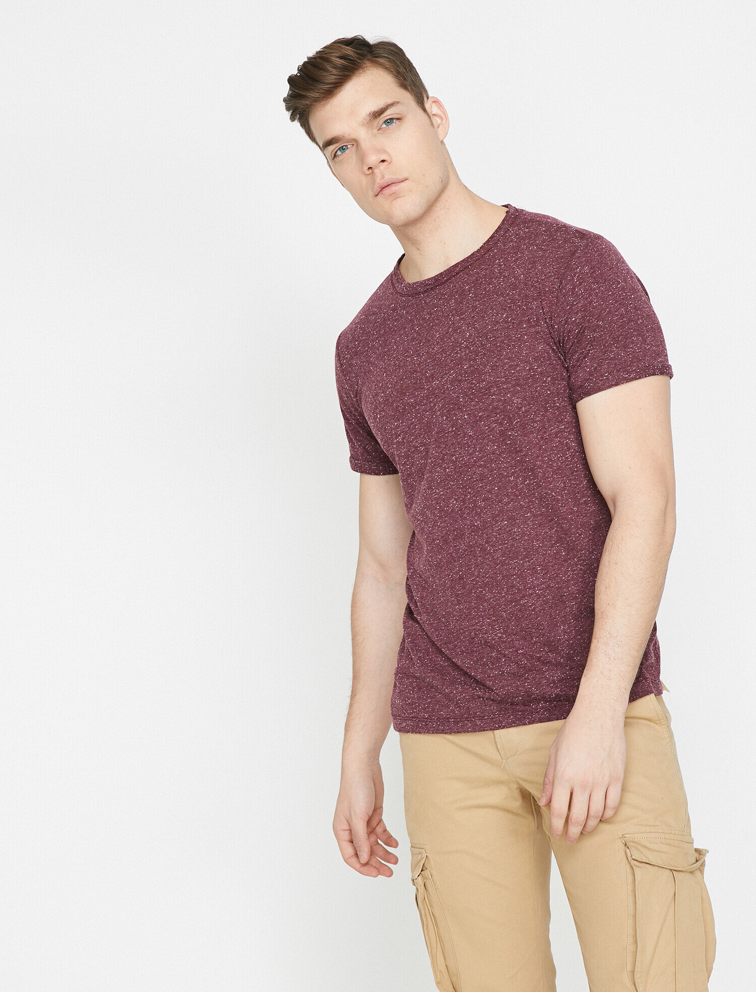   Bisiklet Yaka Tişört