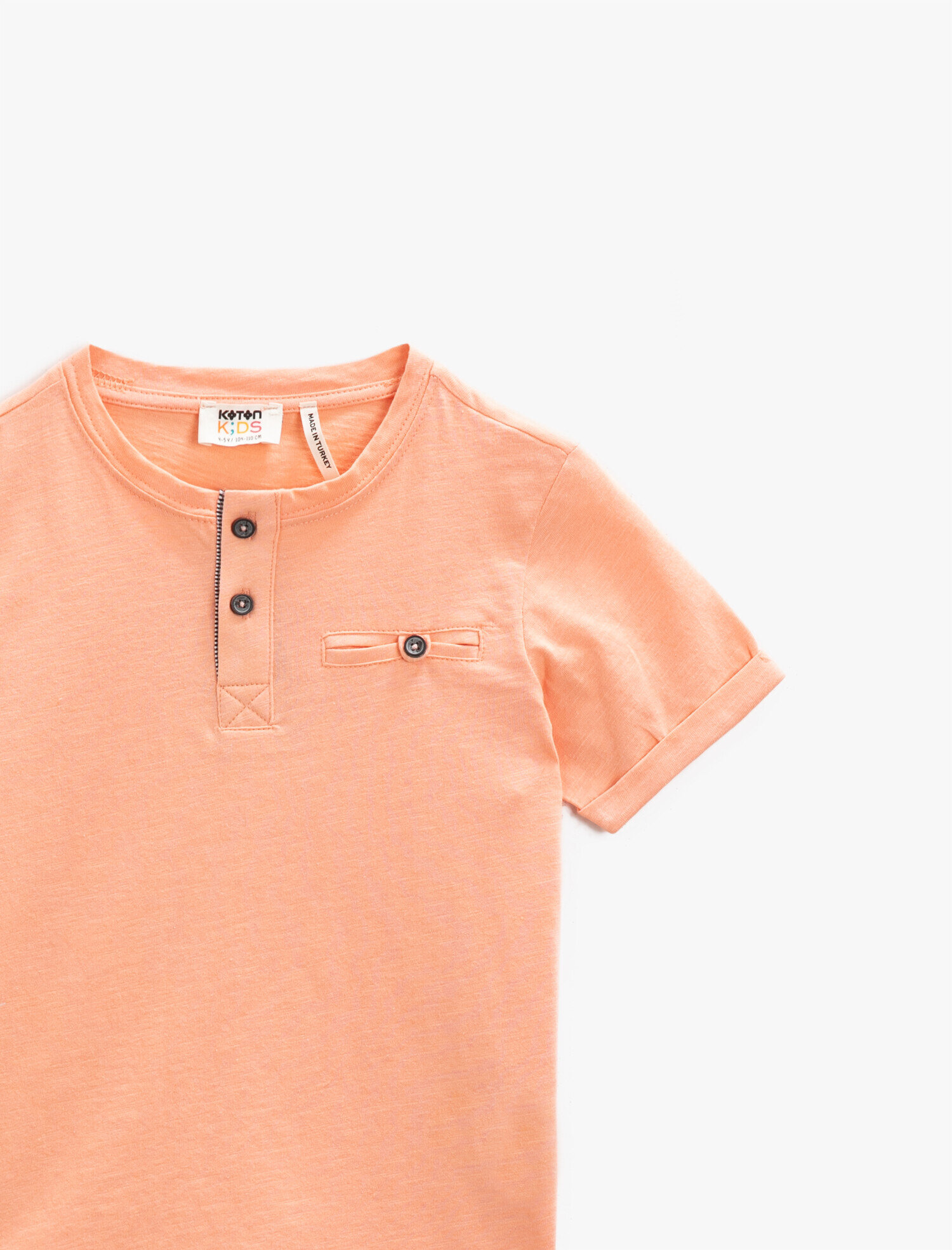  Erkek Çocuk Baskılı Tişört Kısa Kollu Bisiklet Yaka Pamuklu Cepli