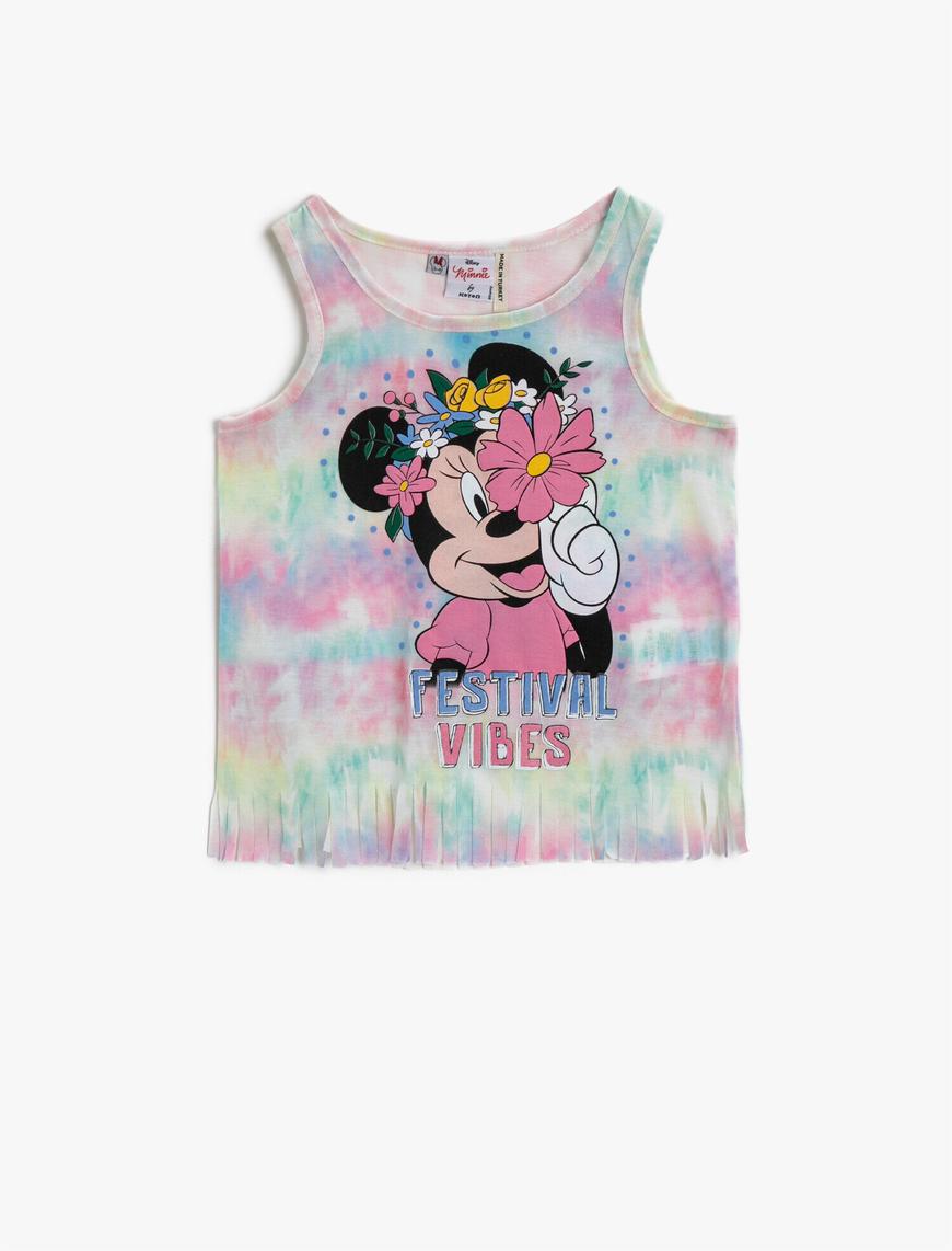  Kız Çocuk Minnie Mouse Atlet Lisanslı