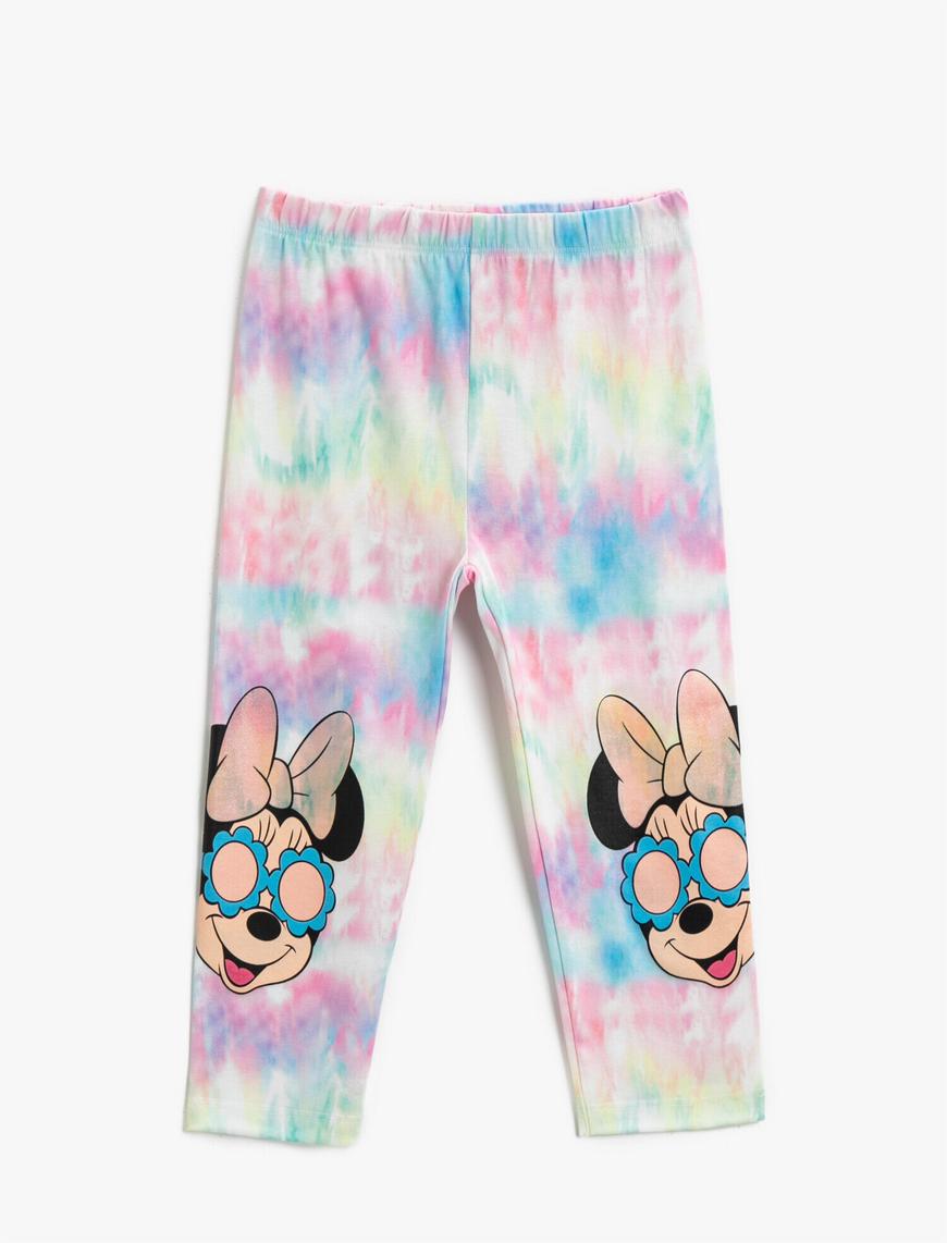  Kız Çocuk Minnie Mouse Tayt Lisanslı Batik