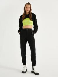 Zincir Detaylı Pantolon Jogger Fit