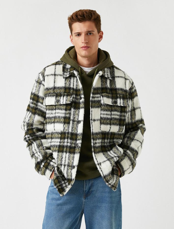  Oduncu Gömleği Ceket Ekoseli