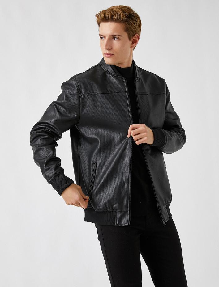  Bomber Suni Deri Mont