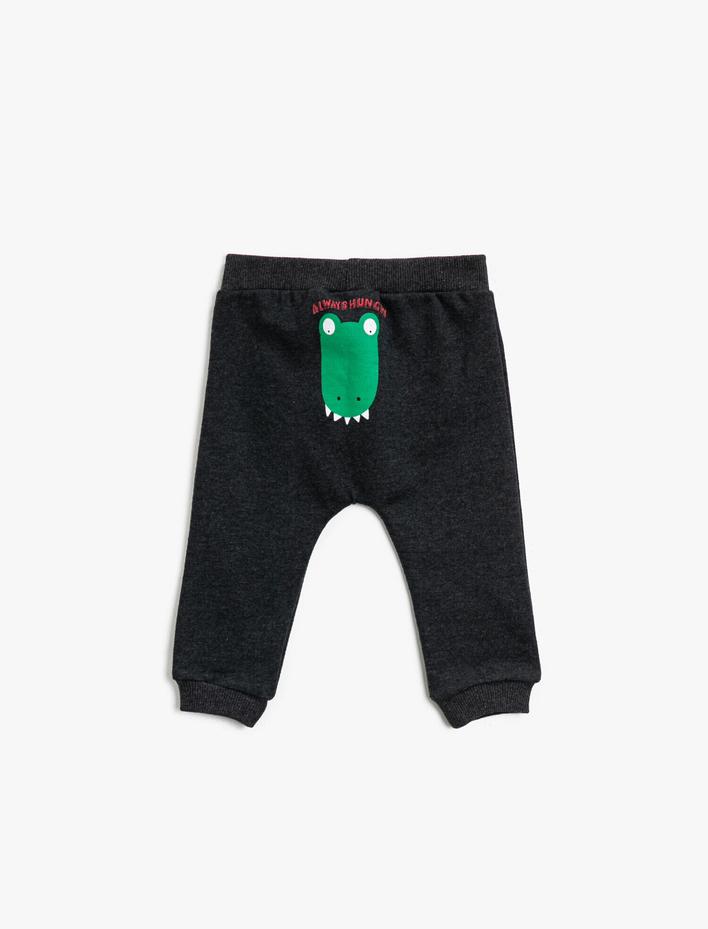 Erkek Bebek Basic Eşofman Altı Beli Bağlamalı