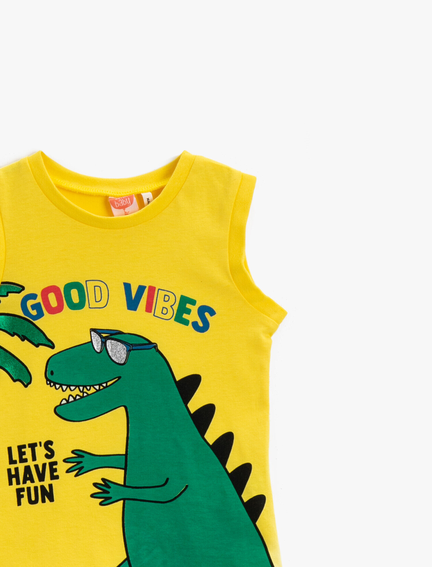  Erkek Bebek Baskılı Atlet Pamuklu