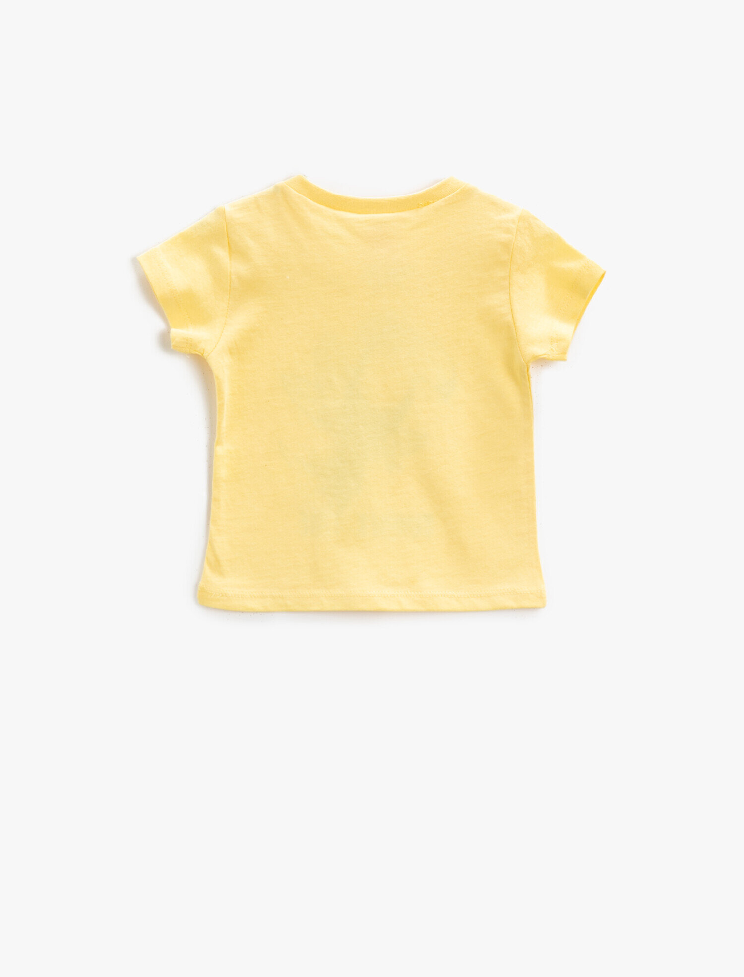  Kız Bebek Baskılı Tişört Kısa Kollu Pamuklu