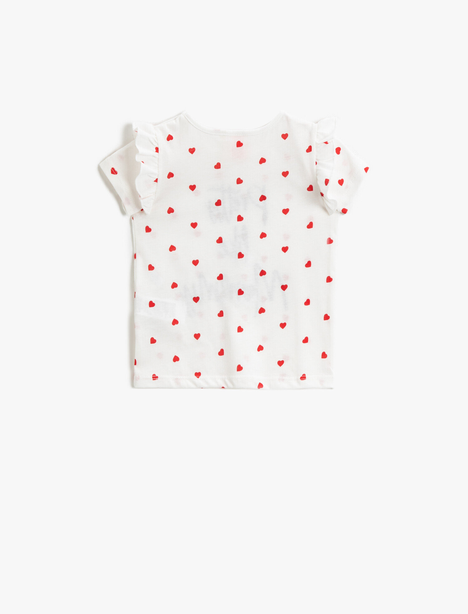  Kız Bebek Baskılı Tişört Pamuklu