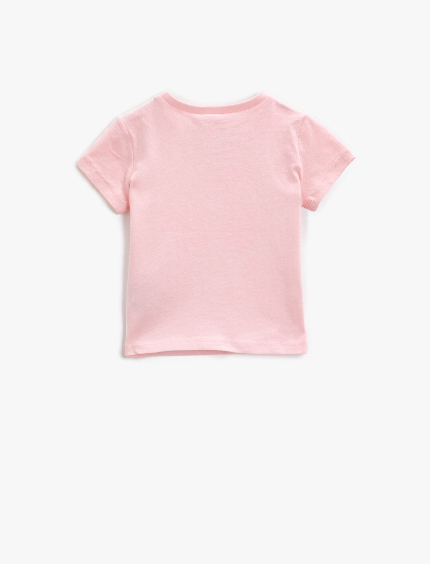  Kız Bebek Kısa Kollu Tişört Baskılı Pamuklu