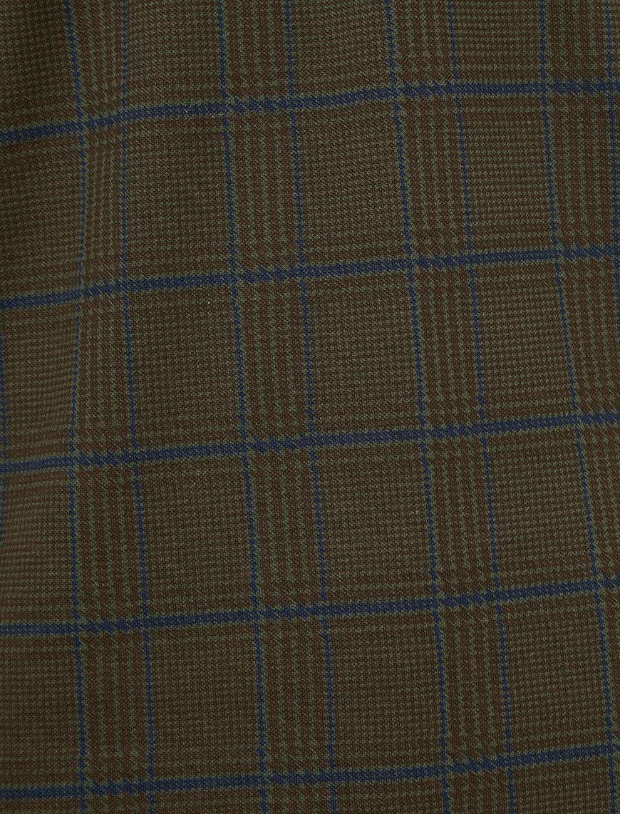   Kareli Polo Yaka Tişört