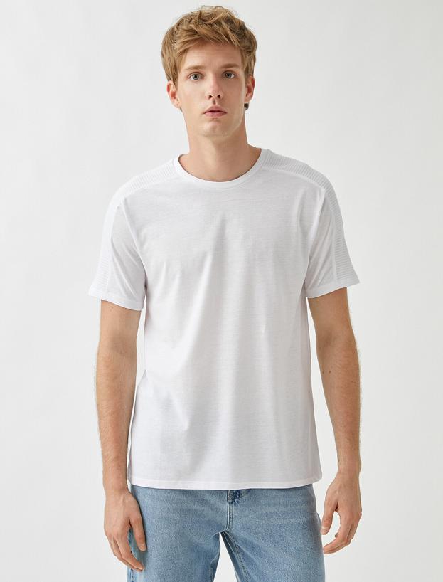  Slim Fit Basic Tişört Pamuklu