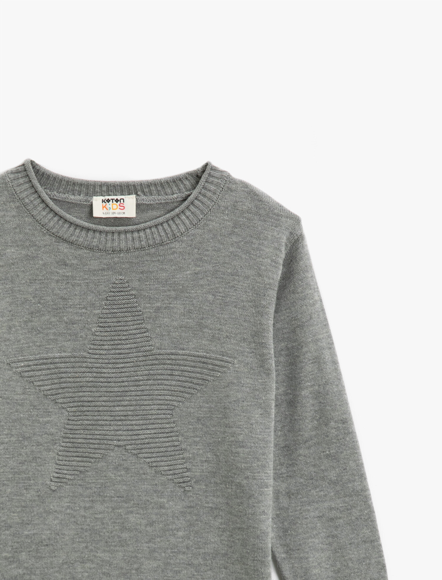  Erkek Çocuk Bisiklet Yaka Uzun Kollu Kazak