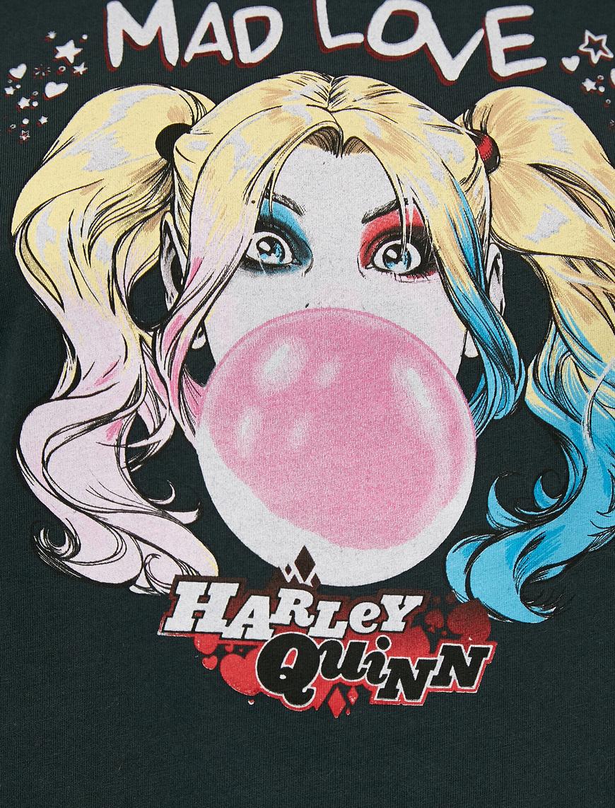   Harley QuinnBaskılı Lisanslı Kısa Kollu Tişört