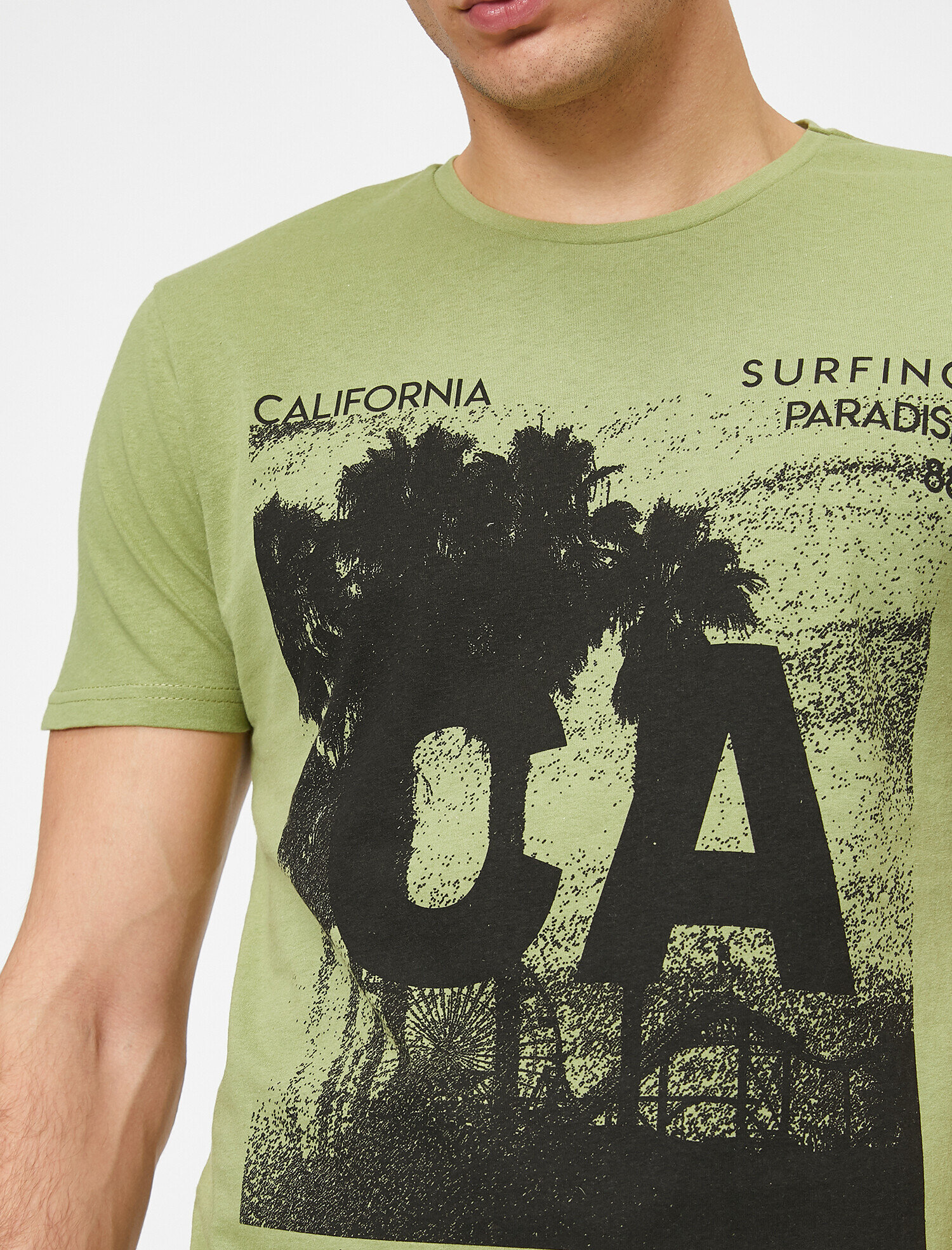   Baskılı Tişört Kısa Kollu