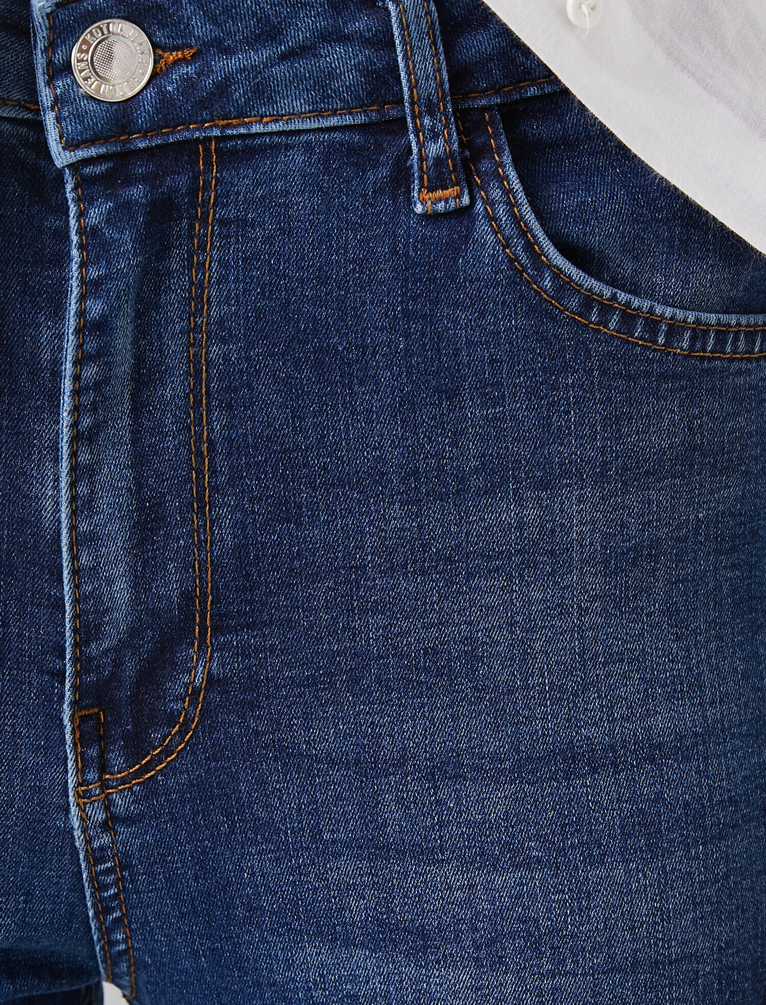   Pamuklu Skinny Carmen Jean - Yüksek Bel Dar Kesim Dar Paça Pantolon