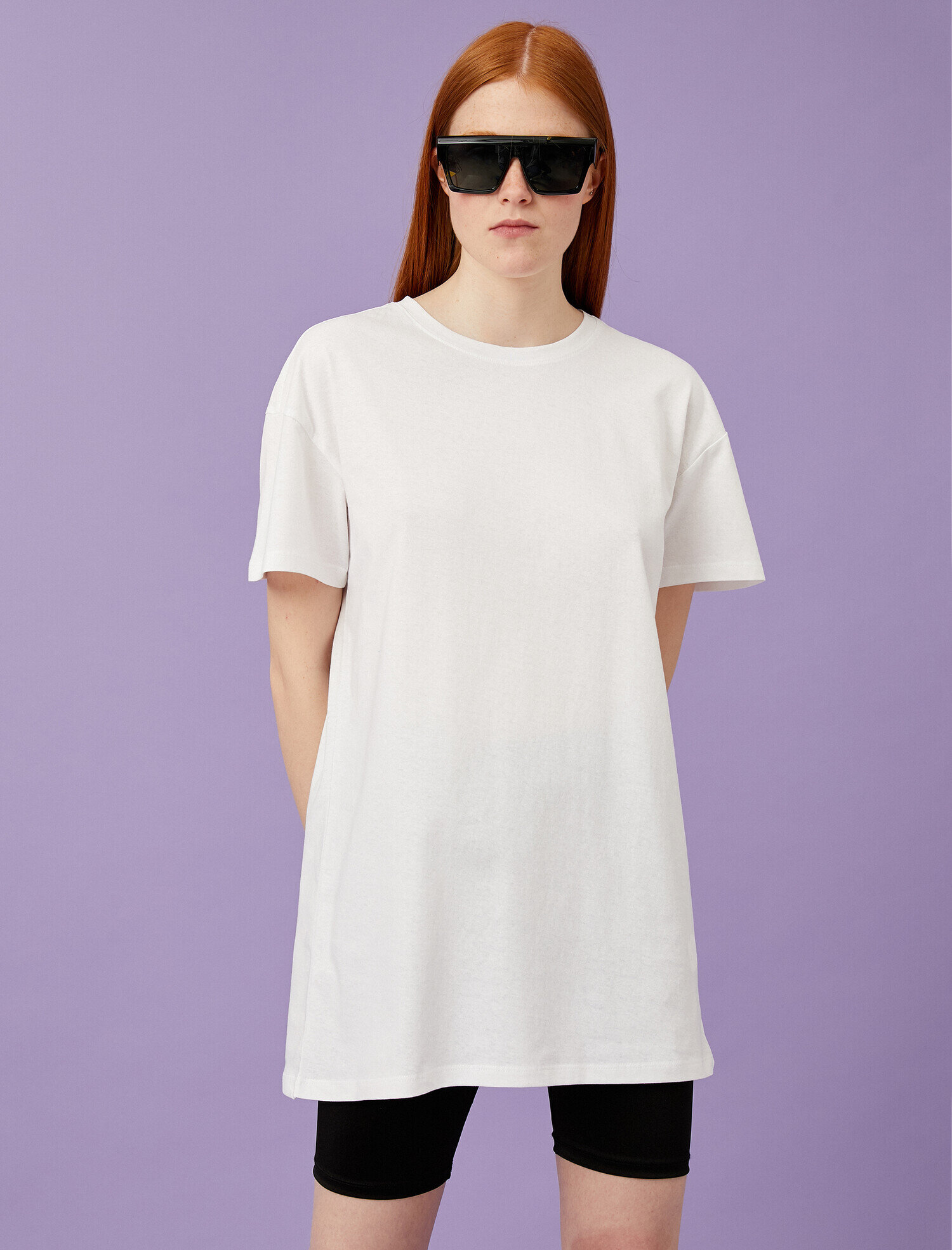   Pamuklu Tişört Oversize