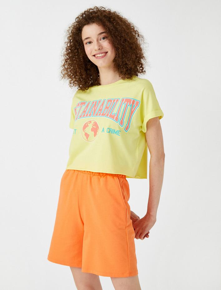  Baskılı Tişört Pamuklu