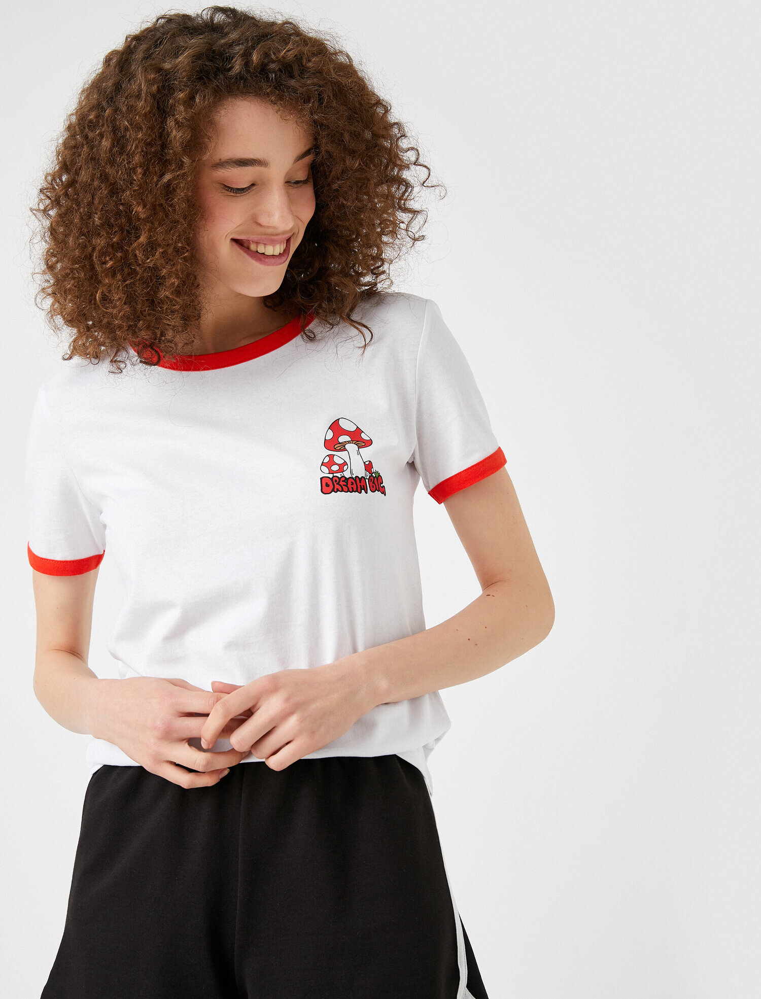   Baskılı Tişört Pamuklu