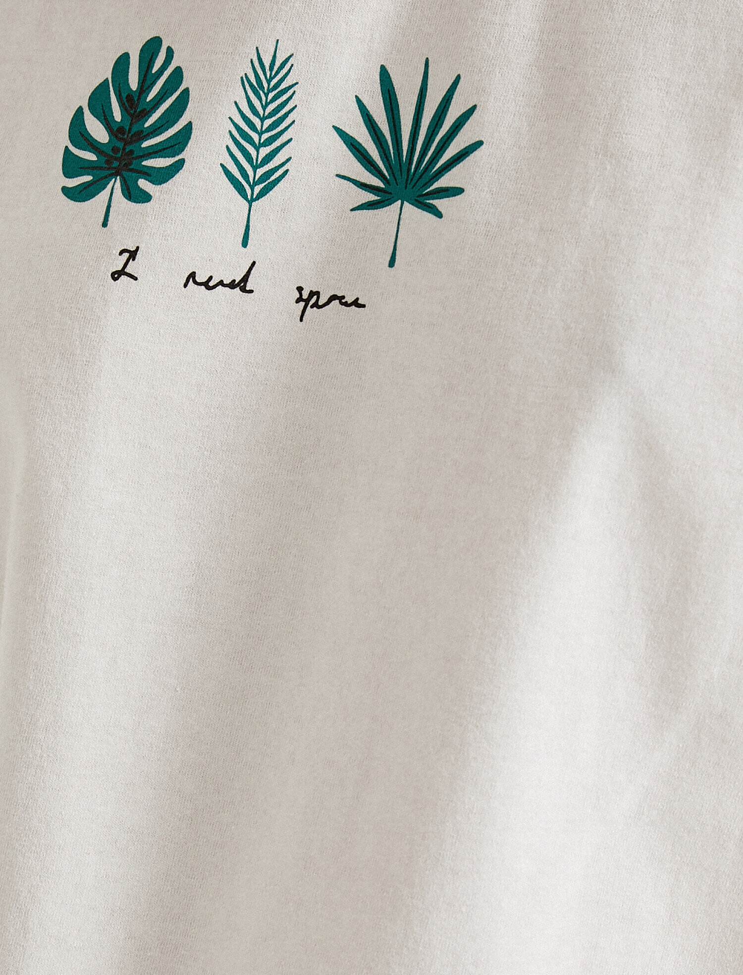   Kısa Kollu Tişört Baskılı Pamuklu