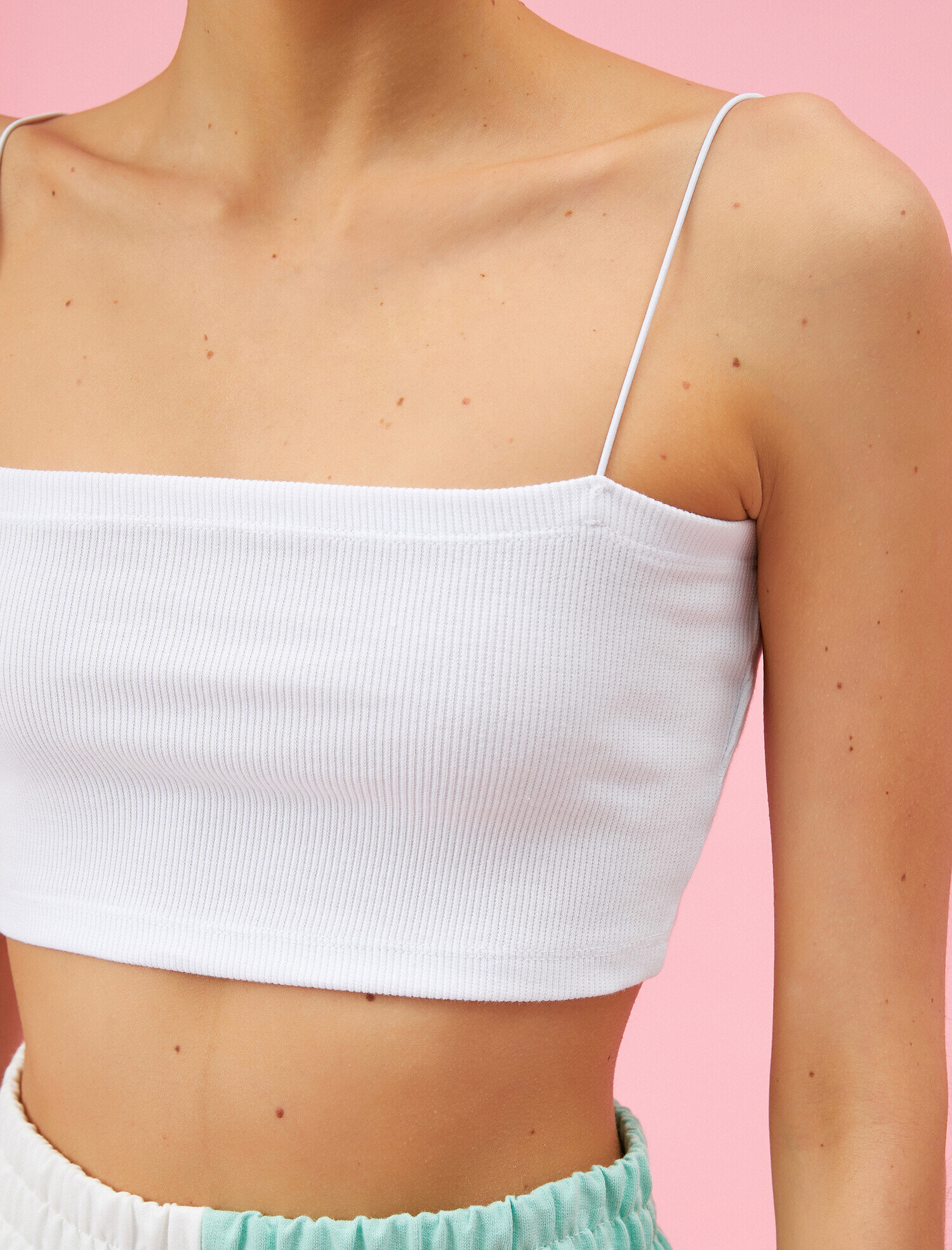   Crop Atlet İnce Askılı