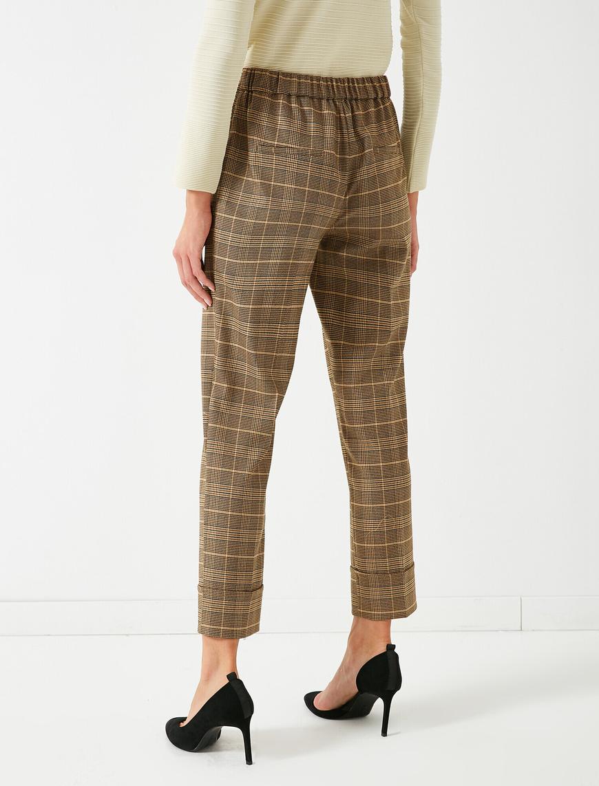   Ekose Cigarette Pantolon