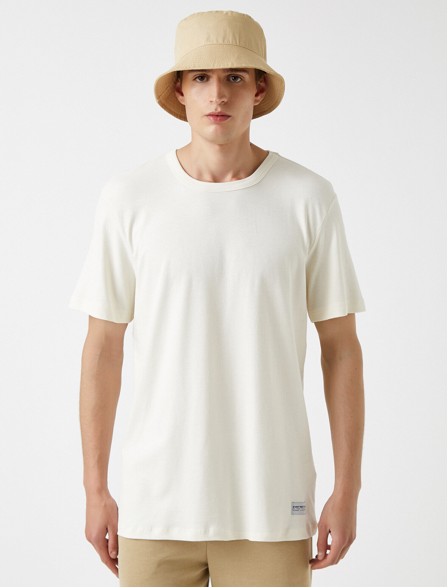   Kısa Kollu Tişört Pamuklu