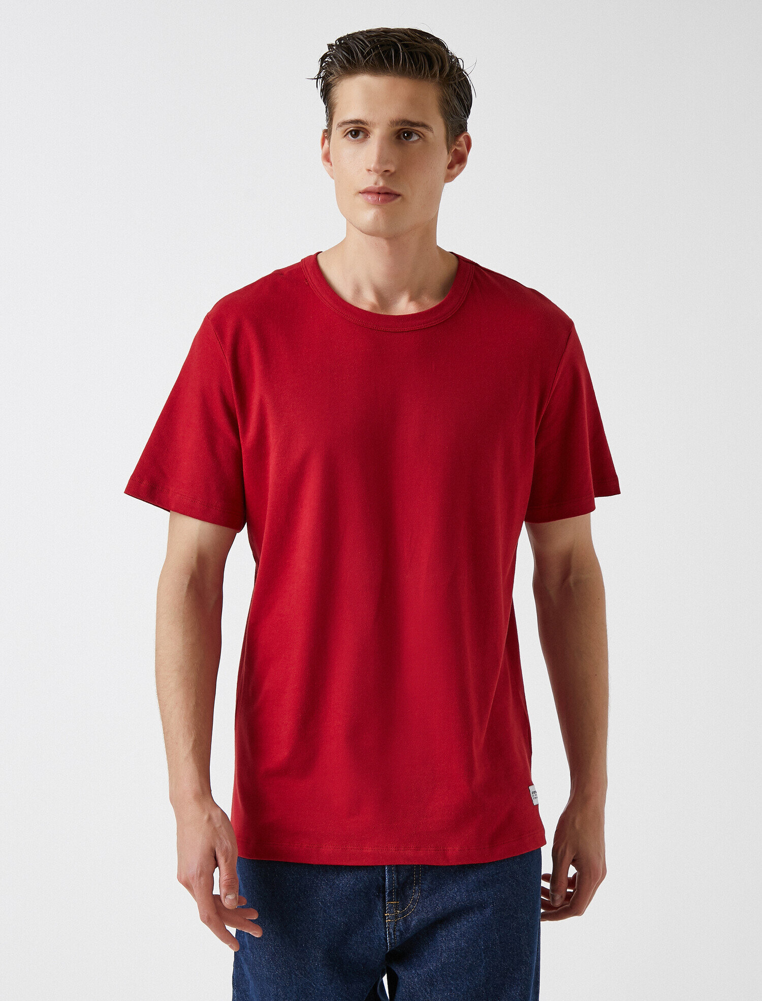   Kısa Kollu Tişört Pamuklu