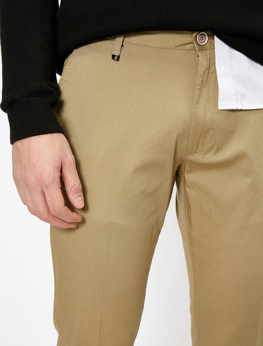   Cep Detaylı Slim Fit Pantolon