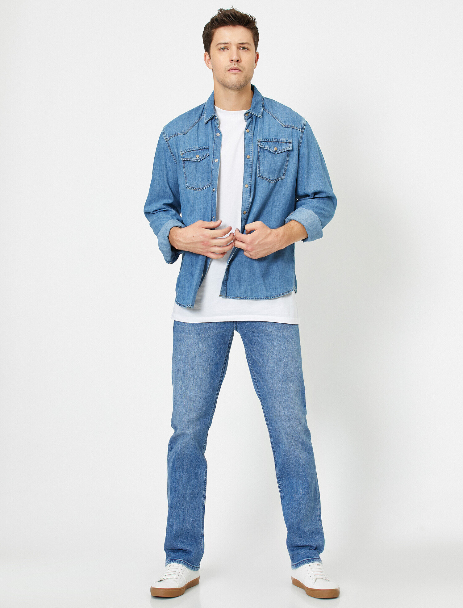   Regular Fit Kot Pantolon - Robert Jean